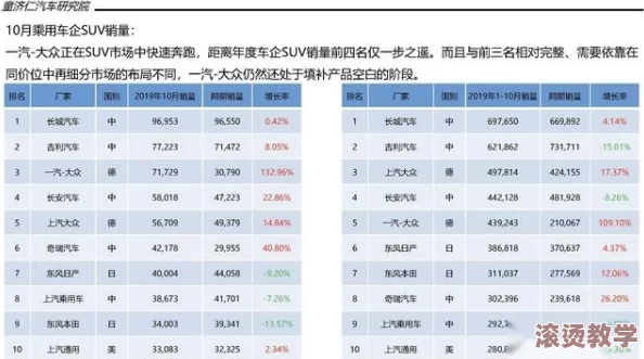 国产SUV一区二区：市场竞争分析与消费者偏好调查，揭示未来发展趋势与品牌策略